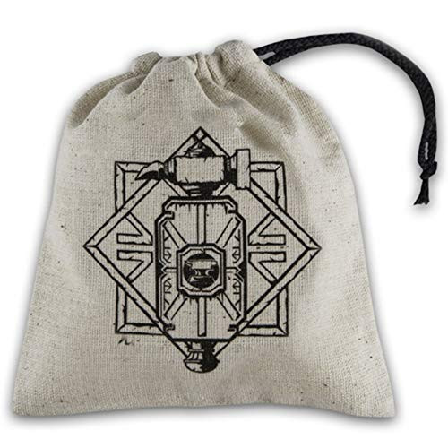 Q WORKSHOP Dwarven Beige & Black Basic Dice Bag
