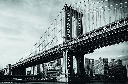Trends International Wall Poster Brooklyn Bridge-Iconic, 22.375" x 34"