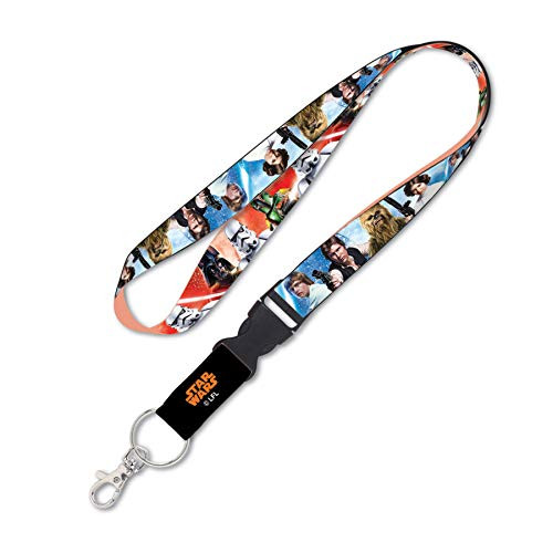 WinCraft Star Wars Star Wars Star Wars/Original Trilogy 1" Lanyard w/Detachable buckleWinCraft Star Wars/Original Trilogy 1" Lanyard w/Detachable Buckle, Multicolor, NA