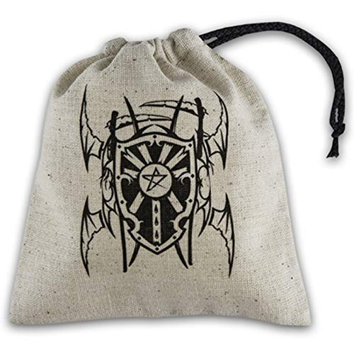 Q WORKSHOP Vampire Beige & Black Basic Dice Bag