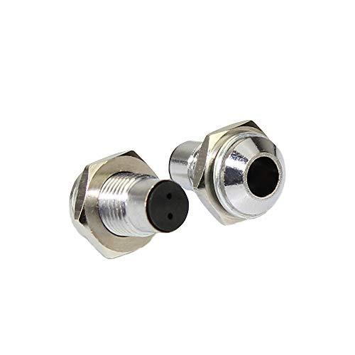 DaierTek 20Pcs 5MM LED Lamp Holder LED Bezel Round Copper Chrome Plated Emitting Diode LED Bezel Holder