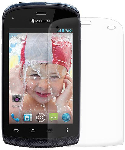 Amzer AMZ94720 Anti-Glare Anti-Scratch Screen Guard Protector for Kyocera Hydro C5170-1 Pack - Retail Packaging - Matte Finish
