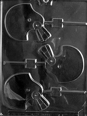 Cybrtrayd S063 Sports Chocolate Candy Mold, Football Helmet Lolly