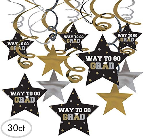 Grad Mega Value Pack Swirl Decoration Set | Party Favor