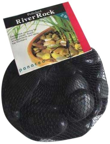 Panacea 70033 River Rock, Black, 2 Pounds