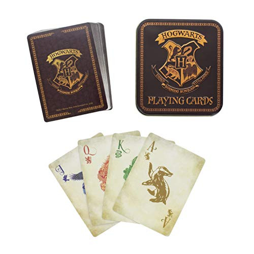 Harry Potter Playing Cards with Hogwarts House Symbols