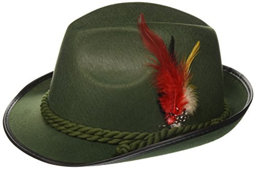 Forum Novelties German Bavarian Alpine Oktoberfest Hat  One Size - Green