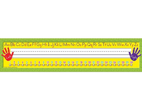 Teacher Created Resources Super Jumbo Right/Left Alphabet Name Plates (4303)