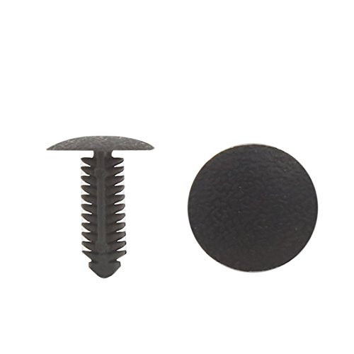 uxcell 100Pcs Fender Liner Fastener Rivet Push Clips Retainer 6mm X 4.5mm Hole Dia
