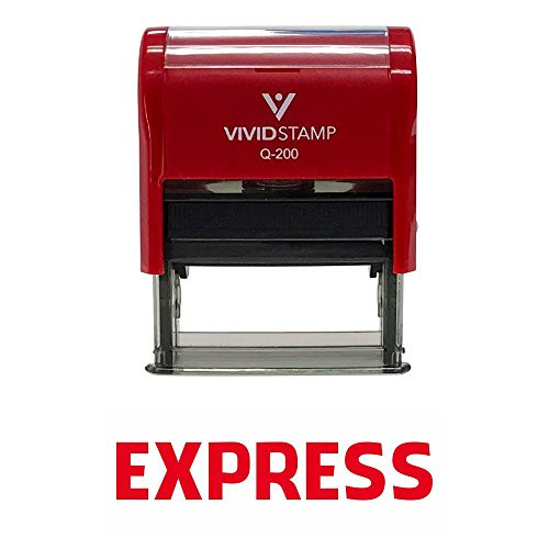 Basic Express Self Inking Rubber Stamp (Red Ink) Medium
