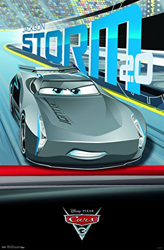 Trends International Disney Cars 3 Jackson Storm Wall Poster 22.375" x 34"