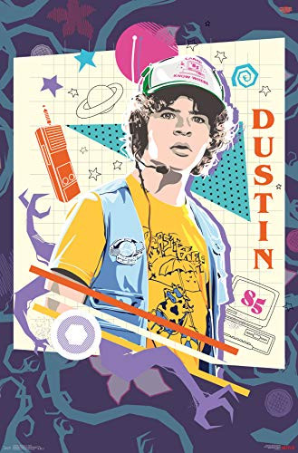 Trends International Netflix Stranger Things: Season 3 - Dustin Wall Poster, 22.375" x 34", Unframed Version