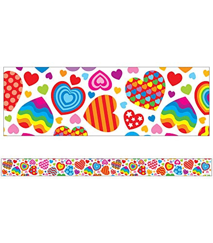 Carson Dellosa Groovy Hearts Borders (3336)