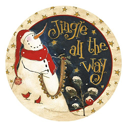 Thirstystone Stoneware Coaster Set, Jingle All the Way