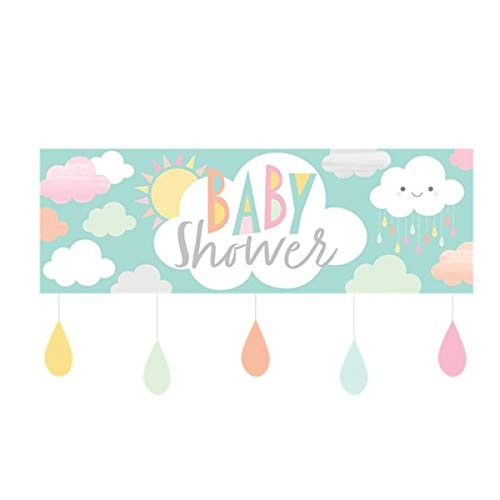 Creative Converting 332345 Sunshine Baby Shower Decoration - Banner, One Size, Multicolor