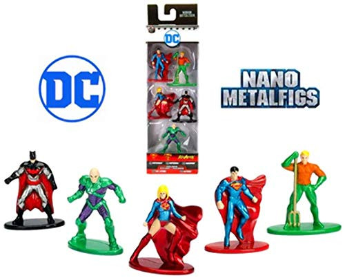 Nano Metalfigs DC Comics Set 1 5-Pack 1.65 Inches