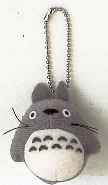 Totoro Studio Ghibli My Neighbor 1.5" Grey with Chain