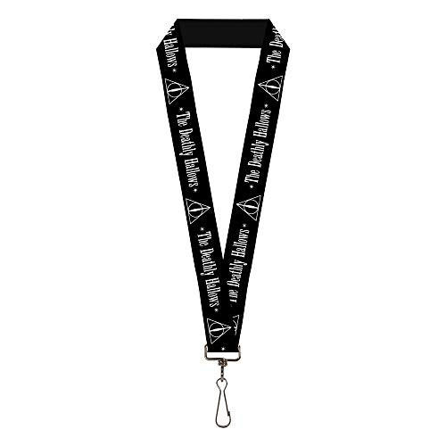 Lanyard Harry Potter the Deathly Hallows Symbol Black White