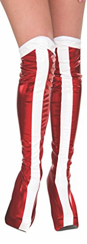 Rubie's Women's DC Superheroes Boot-Tops, Wonder Woman , One Size