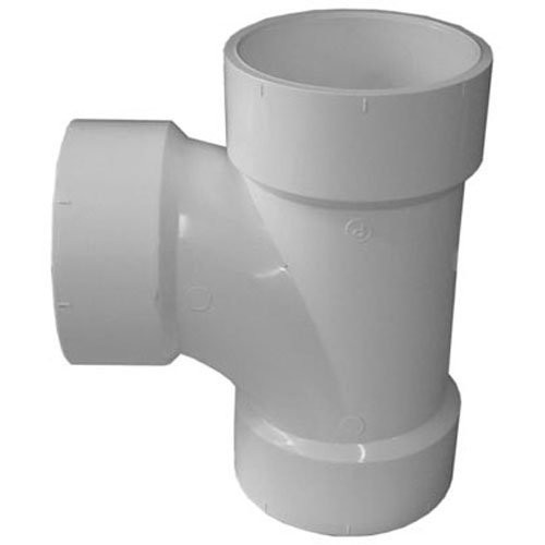 Genova Products White 3" Inc 71130 Sanitary Tee-3" X 3" X 3"