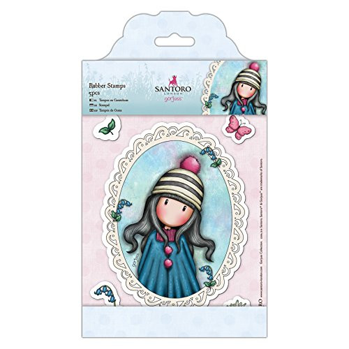 Docrafts GOR 907220 SG in/Garden RubberStampPomPom