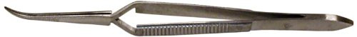 Squadron Products 4 1/2" Cross Action Curved Tweezer