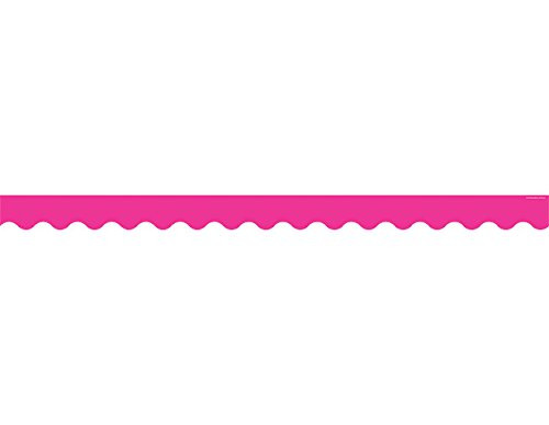 Teacher Created Resources Hot Pink Scalloped Border Trim (5582)