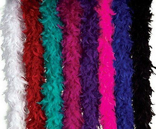 55g Jade Green Feather Boa Costume Accessory