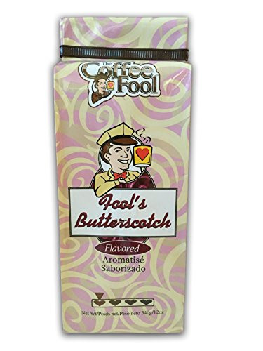 The Coffee Fool Coarse Grind Coffee, Fool's Butterscotch, 12 Ounce