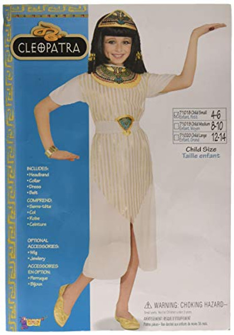 Forum Novelties Queen Cleopatra Costume, Child Small Forum Novelties Queen Cleopatra Costume, Child Small