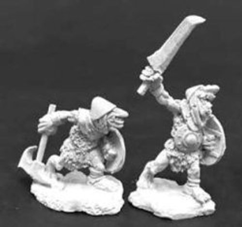 Reaper Miniatures REM03776 Dark Heaven Legends-Cave Goblin Warriors44; Pack of 2 Reaper Miniatures REM03776 Dark Heaven Legends-Cave Goblin Warriors44; Pack of 2