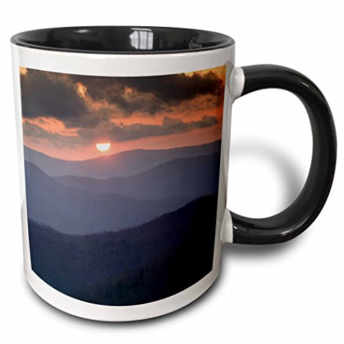 3dRose 94347_4 Smoky Mountains National Park, Tennessee-US43 RKL0007-Raymond Klass Two tone black mug, 11 oz, White 3dRose 94347_4 Smoky Mountains National Park, Tennessee-US43 RKL0007-Raymond Klass Two tone black mug, 11 oz, White