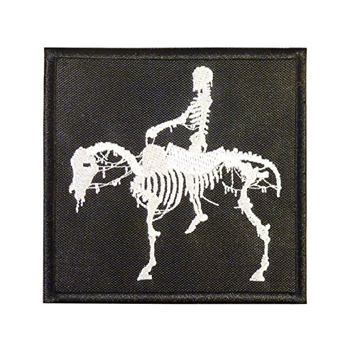 LEGEEON US Navy Seals Silver Squadron Dead Horse DEVGRU ST6 NSWDG Morale Hook&Loop Patch