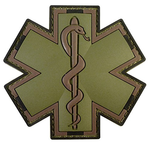 LEGEEON Olive Drab Multicam OD EMS EMT Medic Paramedic Star Life Morale PVC Touch Fastener Patch LEGEEON Olive Drab Multicam OD EMS EMT Medic Paramedic Star Life Morale PVC Touch Fastener Patch