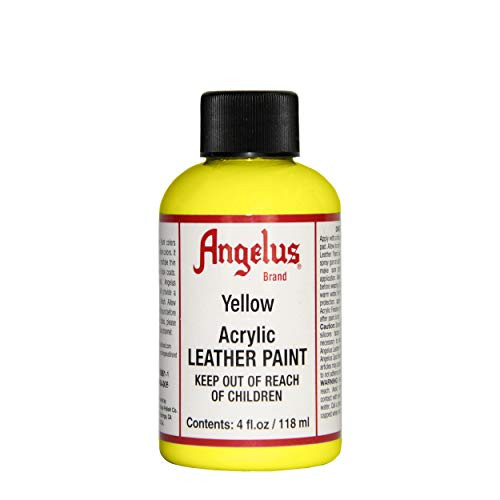 Angelus Leather Paint 4 Oz Yellow