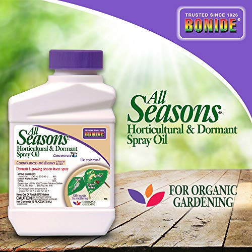 Bonide (BND210) - All Seasons Horticultural and Dormant Spray Oil, Insecticide Concentrate (16 oz.)