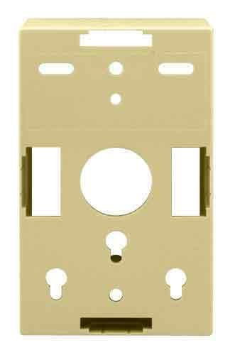 Legrand - On-Q WP3409IV Single Gang Surface Mount Box, Ivory