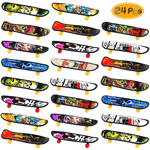 BeautyMood Professional Mini Fingerboards/Finger Skateboard, Unique Matte Surface (Random Pattern) (24)