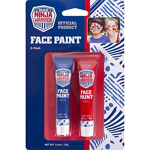 American Ninja Warrior Face Paint Red/Blue