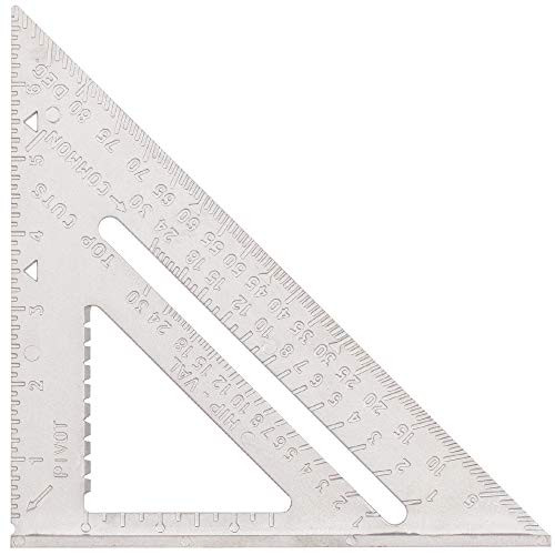 Speed Square 7 Inch Layout Tools Carpenter's Squares Framing Square Professional Aluminum Rafter Square