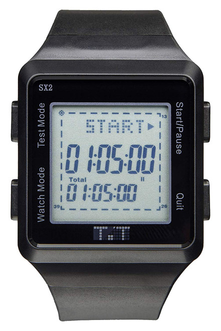 Testing Timers TT-SII Testing Timers TT-SII SAT G2 Pacing Digital Timer and Watch, 2nd Generation, 0.5' Height, 1.75' Width, Black