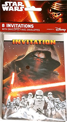 Unique Star Wars Party Invitations 8ct