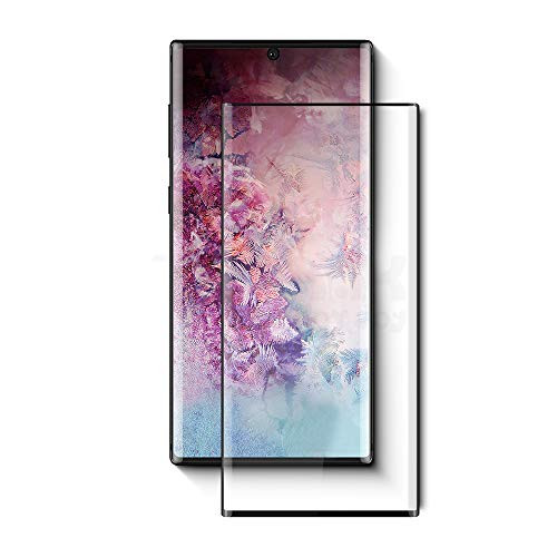 Super Protection Galaxy Note 10 Plus Screen Protector,3D Full Coverage HD Anti-Fingerprint 9H Hardness Case Friendly Anti-Scrath Premium Tempered Glass Protector Film? for Samsung Galaxy Note 10 Plus