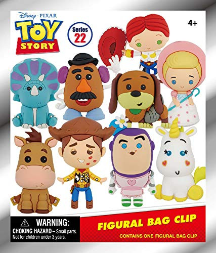 Disney Toy Story Classic - 3D Foam Collectible Bag Clip in a Blind Bag, Multi Color