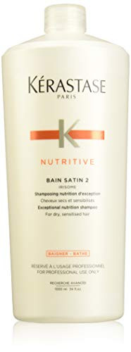 Kerastase Nutritive Bain Satin 2 Nutrition Shampoo For Dry and Sensitized Hair, 34 Oz