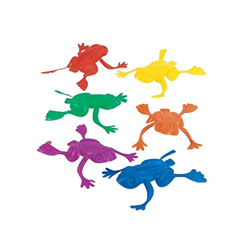 Rhode Island Novelty - Jumping Frogs 2 in Plastic New Party Favors 1 Gross (144) (2 Pack)