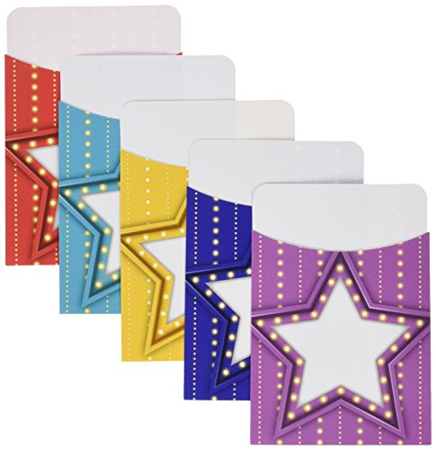 Teacher Created Resources Marquee Library Pockets - Multi-Pack