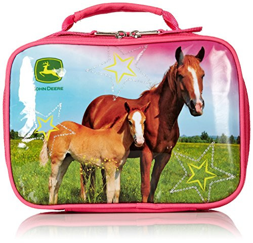 John Deere Little Kids Boys Girls Lunchbox, MAGENTA, Child