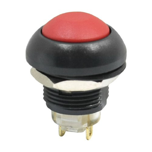 Uxcell Industrial DC 36V 2A Momentary Push Button Switch, 12mm