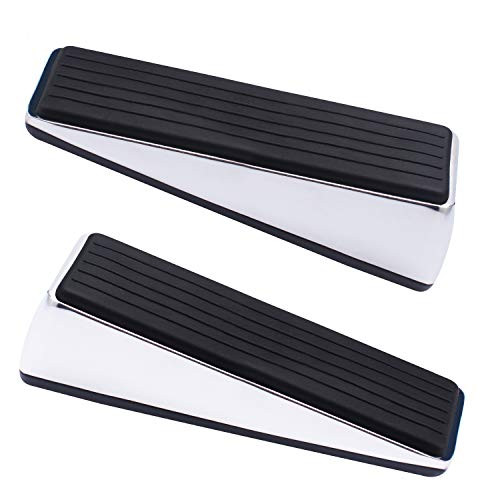 Door Stop - Door Stopper Rubber Heavy Duty Door Stopper Wedge Stopper, Heavy Duty Flexible Rubber Door Stop Wedge, for Home Premium Door Stopper and Office - 2Pack